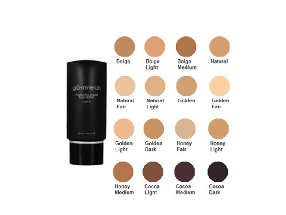 glo minerals protective liquid foundation